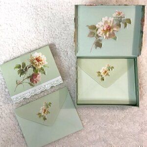 Carol Wilson Fine Arts Embossed, Blank Notecards - Set of 15